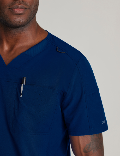 Blouse médicale Homme anti-statique (anti-poils et cheveux) "Barco One", 2 poches (BOT195)