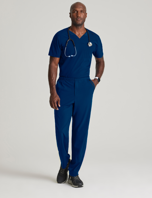 Blouse médicale Homme anti-statique (anti-poils et cheveux) "Barco One", 2 poches (BOT195)