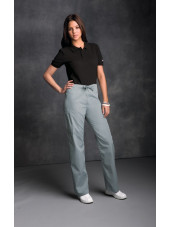Pantalon médical cordon Unisexe, Cherokee Workwear Originals (4100) gris clair face