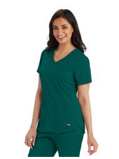 Women's medical blouse, "Grey's Anatomy Stretch" 2 pockets (GRST011)