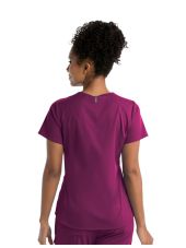 Women's medical blouse, "Grey's Anatomy Stretch" 2 pockets (GRST011)