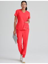 Blusa médica de mujer, "Grey's Anatomy Stretch" 2 bolsas (GRST011)