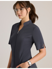 Blouse médicale à fermeture éclaire, femme, Grey's Anatomy "Stretch" 2 poches (GRST265)