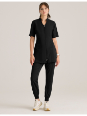 Blusa médica de mujer, "Grey's Anatomy Stretch" 2 bolsas (GRST011)