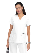 Blouse médicale Femme Koi "Hustle and Heart", 2 poches Koi Next Gen (1019)