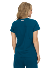 Blouse médicale Femme Koi "Hustle and Heart", 2 poches Koi Next Gen (1019)
