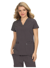 Blouse médicale Femme Koi "Hustle and Heart", 2 poches Koi Next Gen (1019)