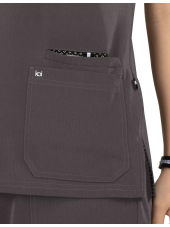 Blouse médicale Femme Koi "Hustle and Heart", 2 poches Koi Next Gen (1019)