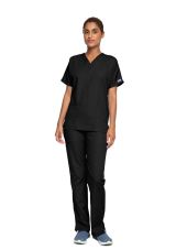 Bata médica de hombre, 2 bolsillos, originales de ropa de trabajo Cherokee (4700)