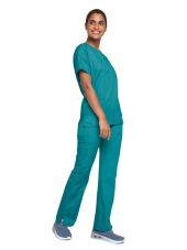 Bata médica de hombre, 2 bolsillos, originales de ropa de trabajo Cherokee (4700)