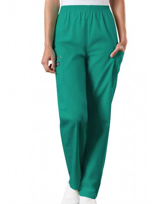 Pantalon médical élastique Unisexe, Cherokee Workwear Originals (4200) Surgical green vue de face