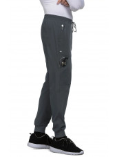 Pantalon médical Homme Koi "Day to Night", collection Koi Next Gen (608-) gris droite