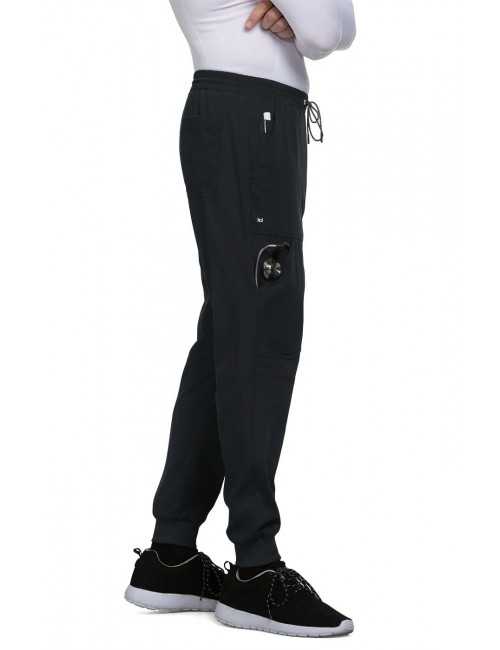 Pantalon médical Homme Koi "Day to Night", collection Koi Next Gen (608-) noir droite