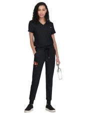 Blouse médicale Femme Koi "Aura", 2 poches, collection Cureology (C100) noir