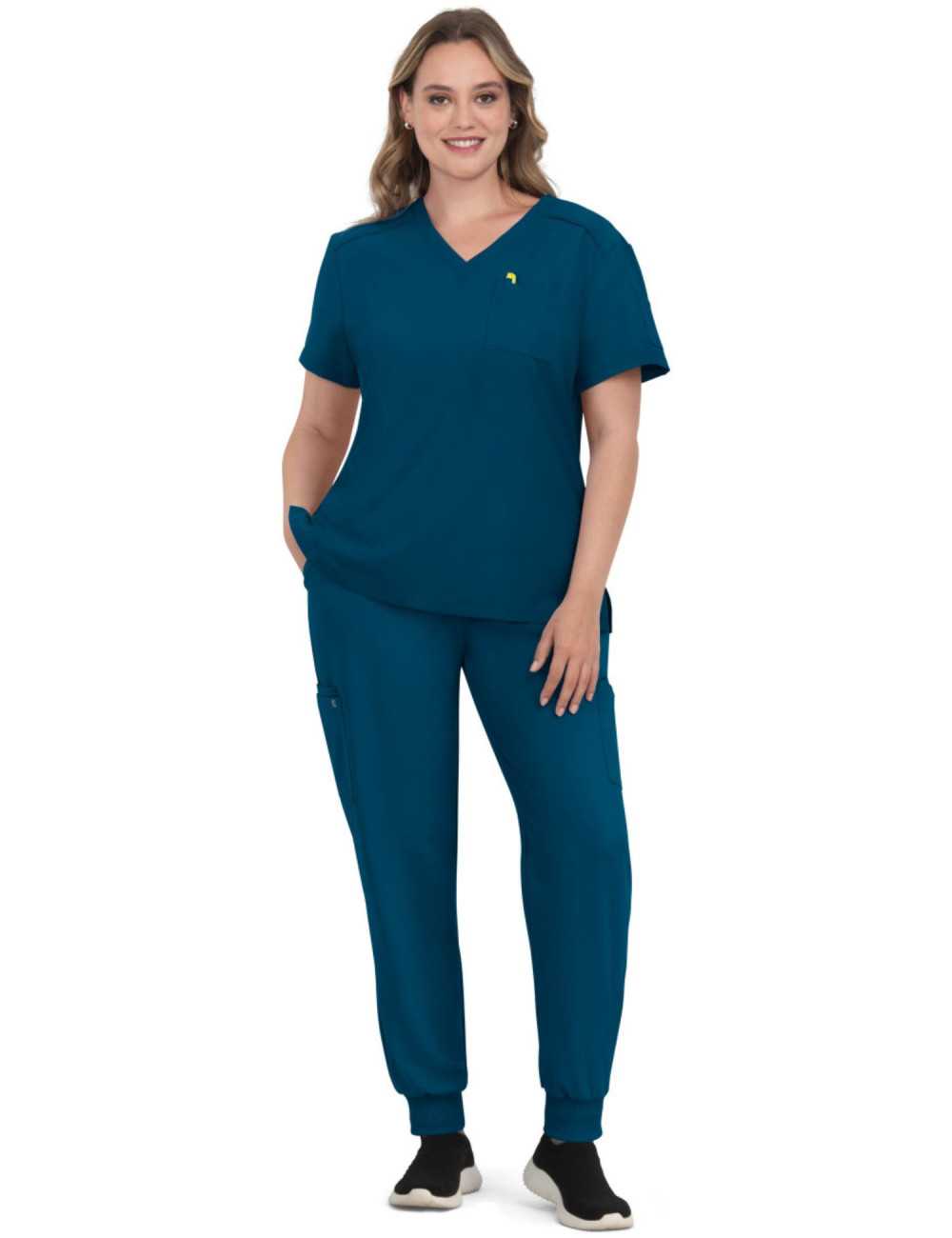 Women's medical blouse "Aura" - Koi Cureology (C100)