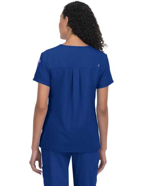 Blouse médicale Femme Koi "Aura", 2 poches, collection Cureology (C100) galaxie de dos 