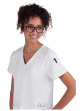Blouse médicale Femme Koi "Cardi", 3 poches, collection Cureology (C101)