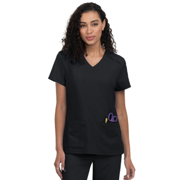 Blouse médicale Femme Koi "Cardi", 3 poches, collection Cureology (C101)