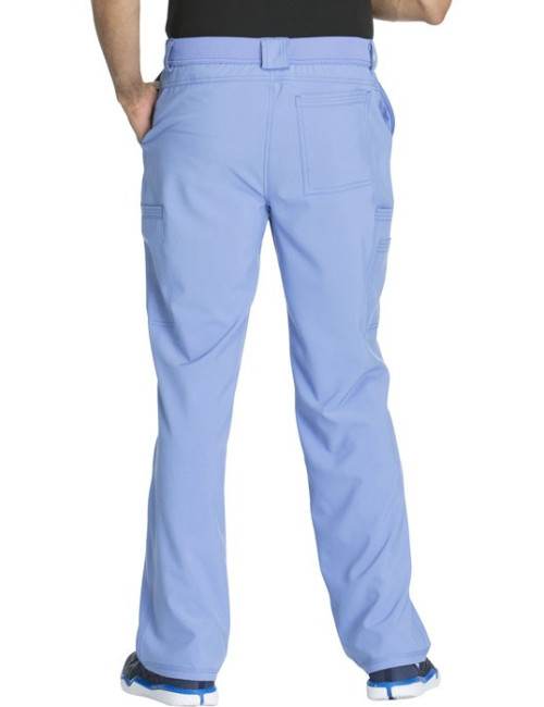 Pantalon à bouton homme, Cherokee, Collection "Infinity" (CK200A) bleu ciel dos