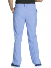 Pantalon à bouton homme, Cherokee, Collection "Infinity" (CK200A) bleu ciel dos