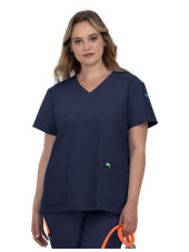 Blouse médicale Femme Koi "Cardi", 3 poches, collection Cureology (C101)