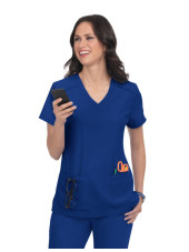 Blouse médicale Femme Koi "Cardi", 3 poches, collection Cureology (C101)