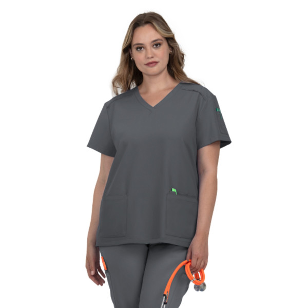 Blouse médicale Femme Koi "Cardi", 3 poches, collection Cureology (C101) Blouse médicale Femme Koi "Cardi", 3 poches, collection Cureology (C101)