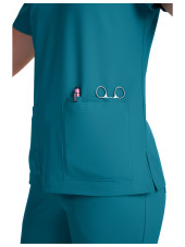 Blouse médicale Femme Koi "Cardi", 3 poches, collection Cureology (C101)