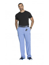Pantalon à bouton homme, Cherokee, Collection "Infinity" (CK200A) bleu ciel modèle