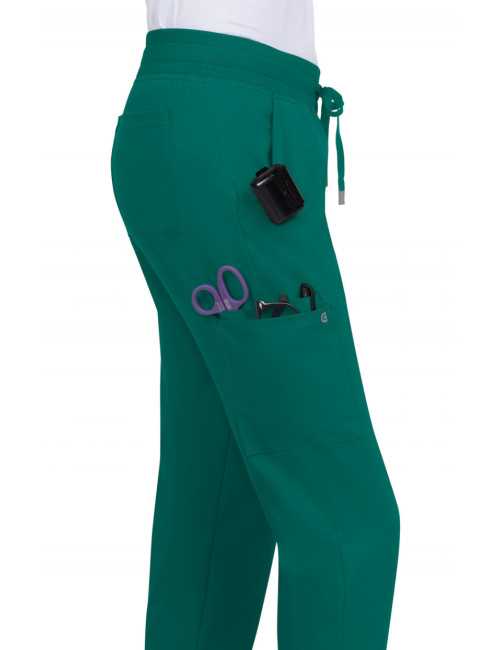 Pantalon médical jogger Femme Koi "Pulse", 6 poches Koi Cureology (C700)