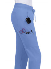 Pantalon médical jogger Femme Koi "Pulse", 6 poches Koi Cureology (C700)