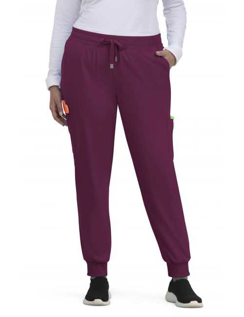 Pantalon médical jogger Femme Koi "Pulse", 6 poches Koi Cureology (C700)