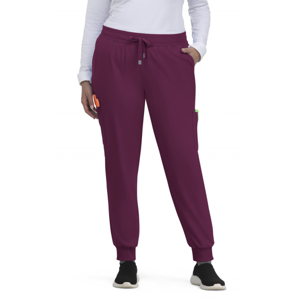 Pantalon médical jogger Femme Koi "Pulse", 6 poches Koi Cureology (C700)