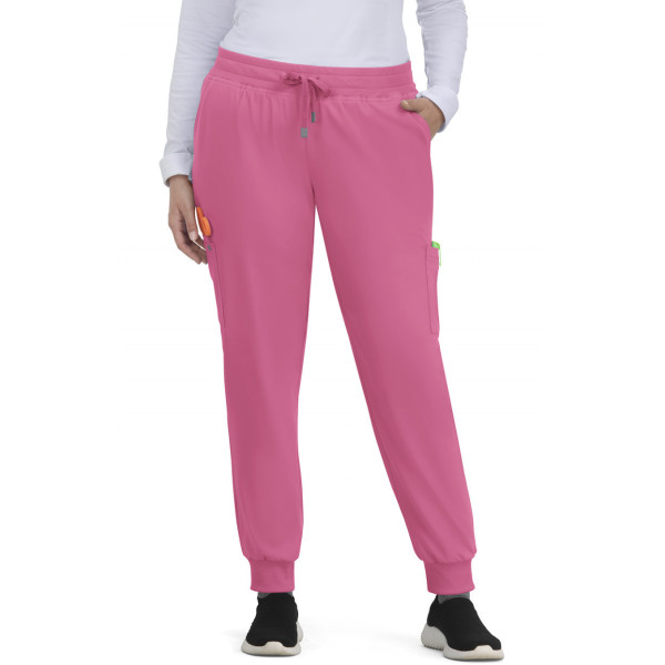 Koi "Pulse" Pantalón jogger médico de mujer, 6 bolsillos Koi Cureology (C700)