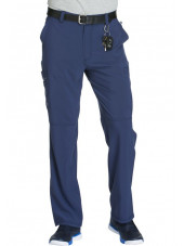 Pantalon à bouton homme, Cherokee, Collection "Infinity" (CK200A) bleu marine face 2