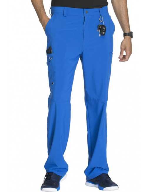 Pantalon à bouton homme, Cherokee, Collection "Infinity" (CK200A) bleu royal face