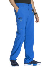 Pantalon à bouton homme, Cherokee, Collection "Infinity" (CK200A) bleu royal gauche