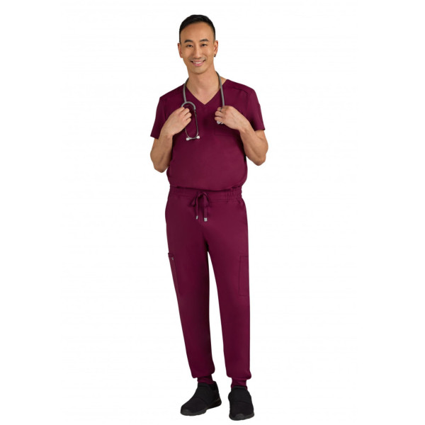 Pantalon médical jogger Homme Koi "Connective", 6 poches Koi Cureology (C600)