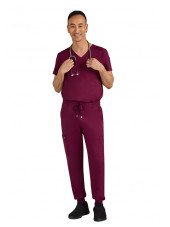 Pantalon médical jogger Homme Koi "Connective", 6 poches Koi Cureology (C600)