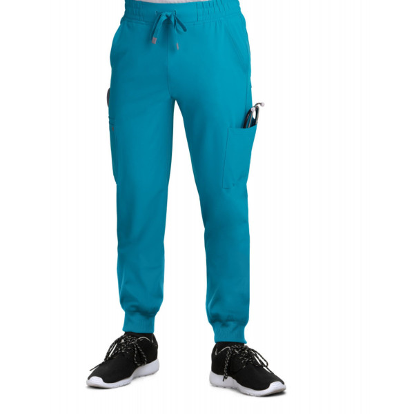 Pantalon médical jogger Homme Koi "Connective", 6 poches Koi Cureology (C600)