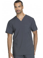 Blouse Médicale Homme Antibactérienne Cherokee, Collection "Infinity" (CK900A) gris anthracite face
