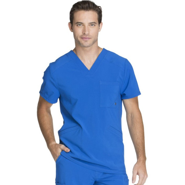 Blouse Médicale Homme Antibactérienne Cherokee, Collection "Infinity" (CK900A) bleu royal face