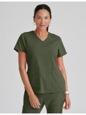 Blouse médicale femme, Grey's Anatomy "Stretch" 2 poches (GRST011)