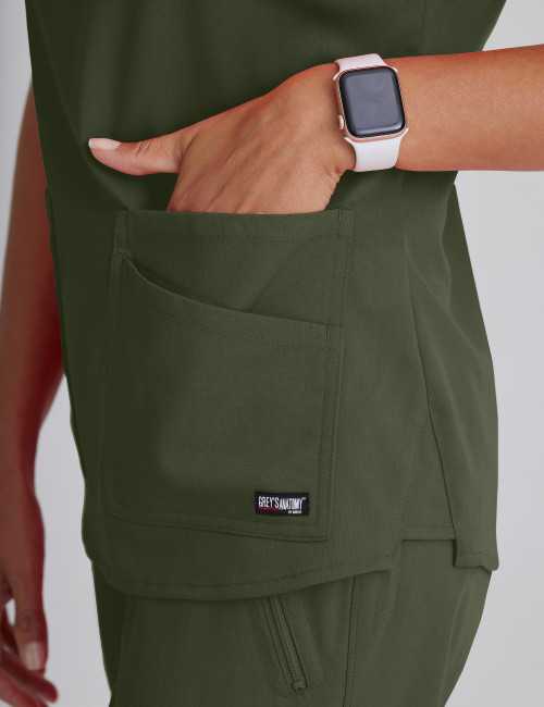 Blouse médicale femme, Grey's Anatomy "Stretch" 2 poches (GRST011)