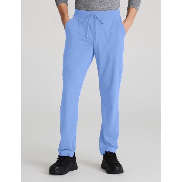 Pantalones médicos rectos sin cordones para hombre (SKP659)