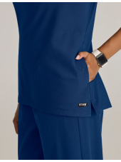 Blusa médica de mujer, "Grey's Anatomy Stretch" 2 bolsas (GRST011)