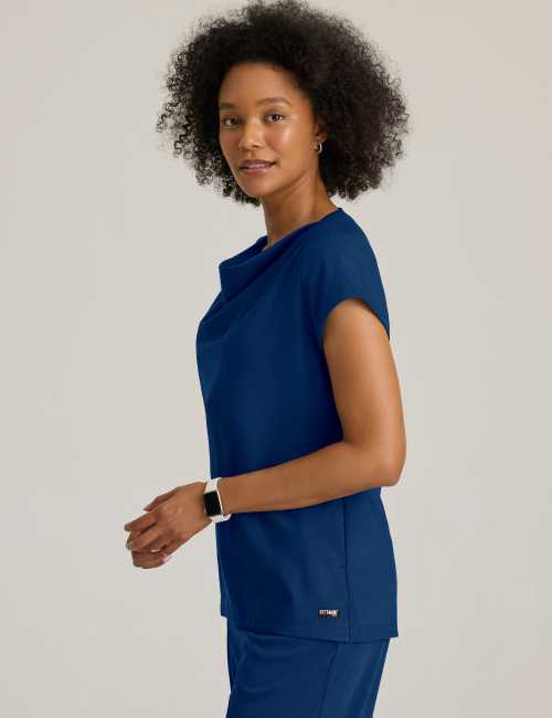 Blusa médica de mujer, "Grey's Anatomy Stretch" 2 bolsas (GRST011)