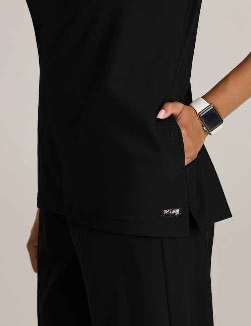 Blusa médica de mujer, "Grey's Anatomy Stretch" 2 bolsas (GRST011)
