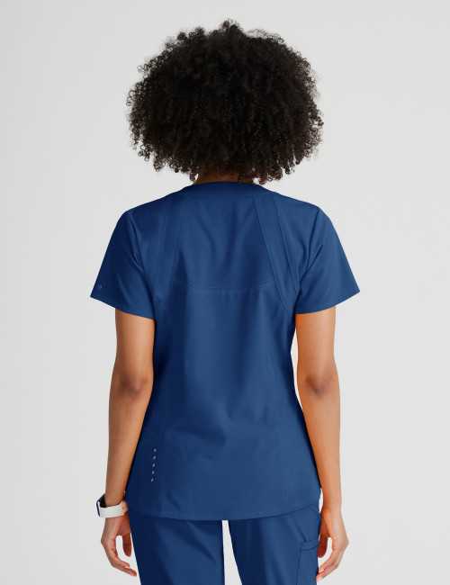 Blouse médicale Femme anti-statique (anti poils et cheveux) "Barco One", 4 poches (BOT5105)