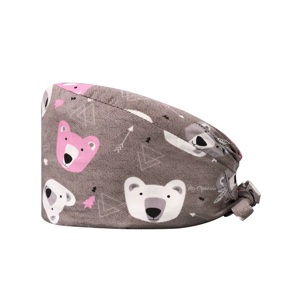 Gorra médica "Pink Bears" (209-12052)